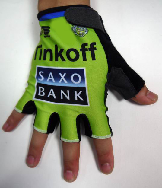 Handschoenen Saxo Bank Tinkoff 2015 groen